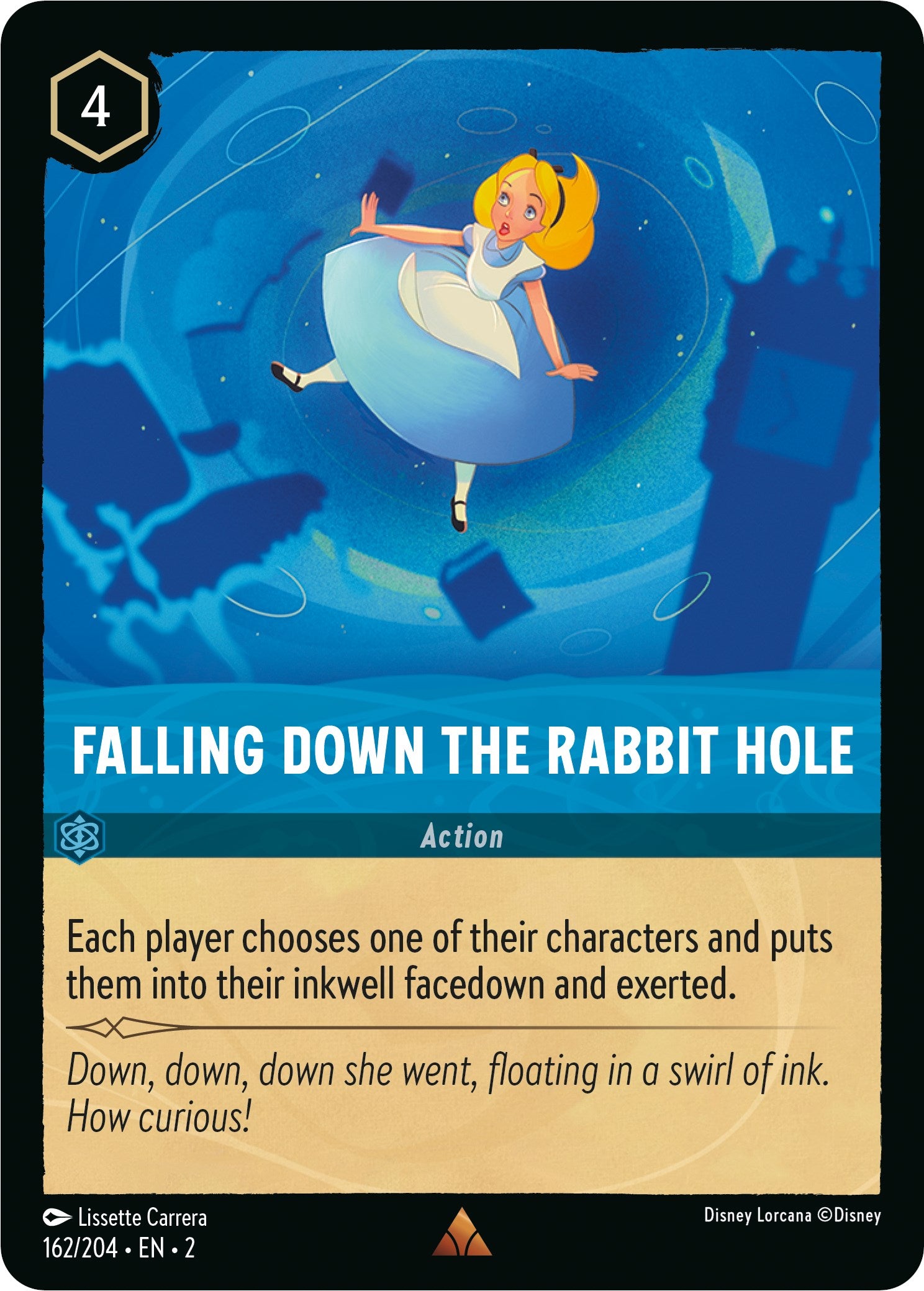 Falling Down the Rabbit Hole 162/204 (Rise of the Floodborn) Cold Foil