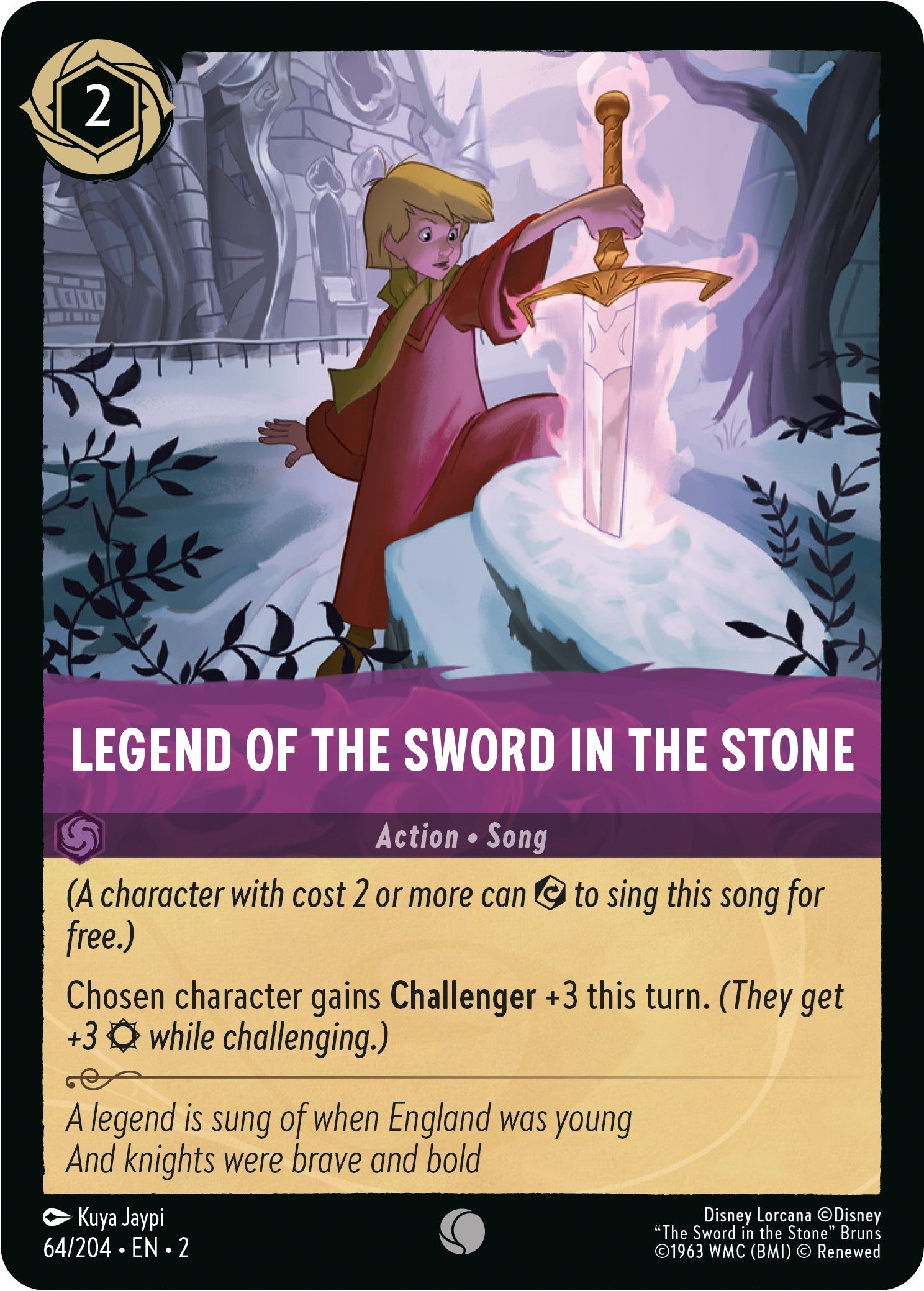 Legend of the Sword in the Stone 64/204 (Rise of the Floodborn) Cold Foil