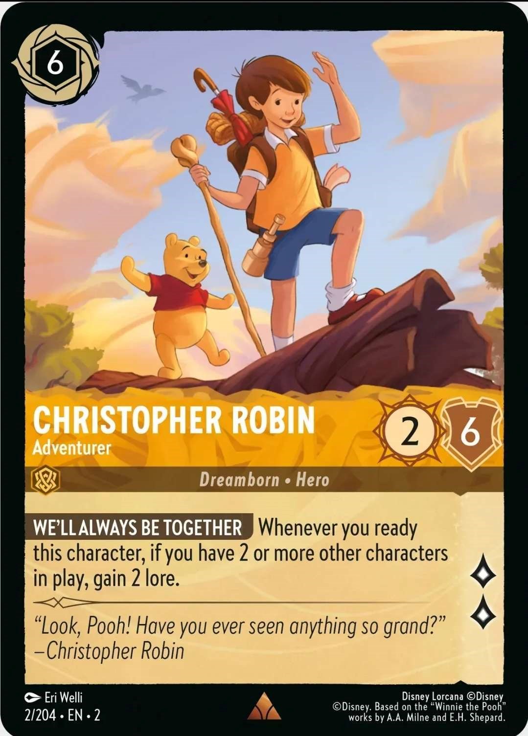 Christopher Robin - Adventurer 2/204 (Rise of the Floodborn)