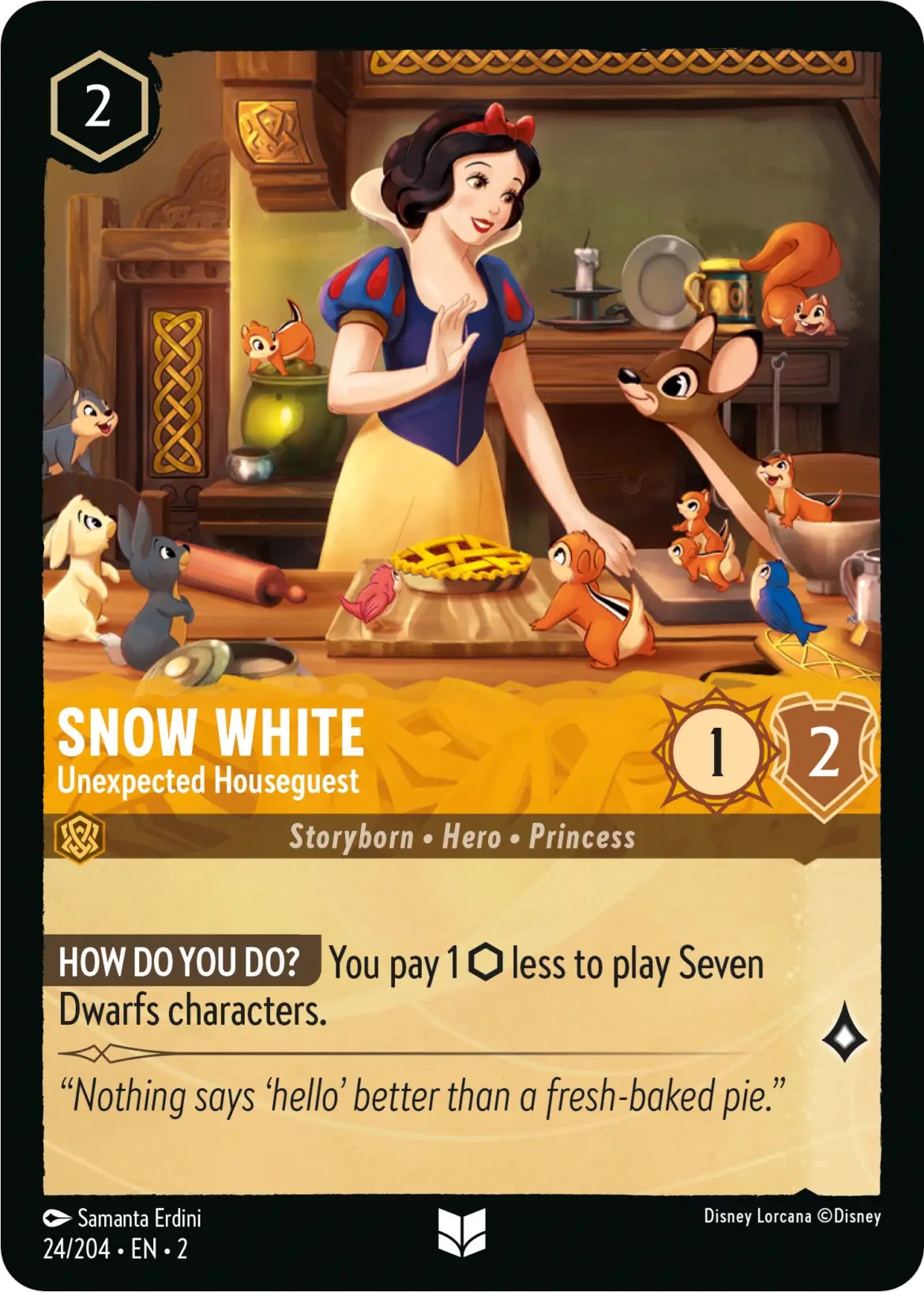 Snow White - Unexpected Houseguest 24/204 (Rise of the Floodborn) Cold Foil