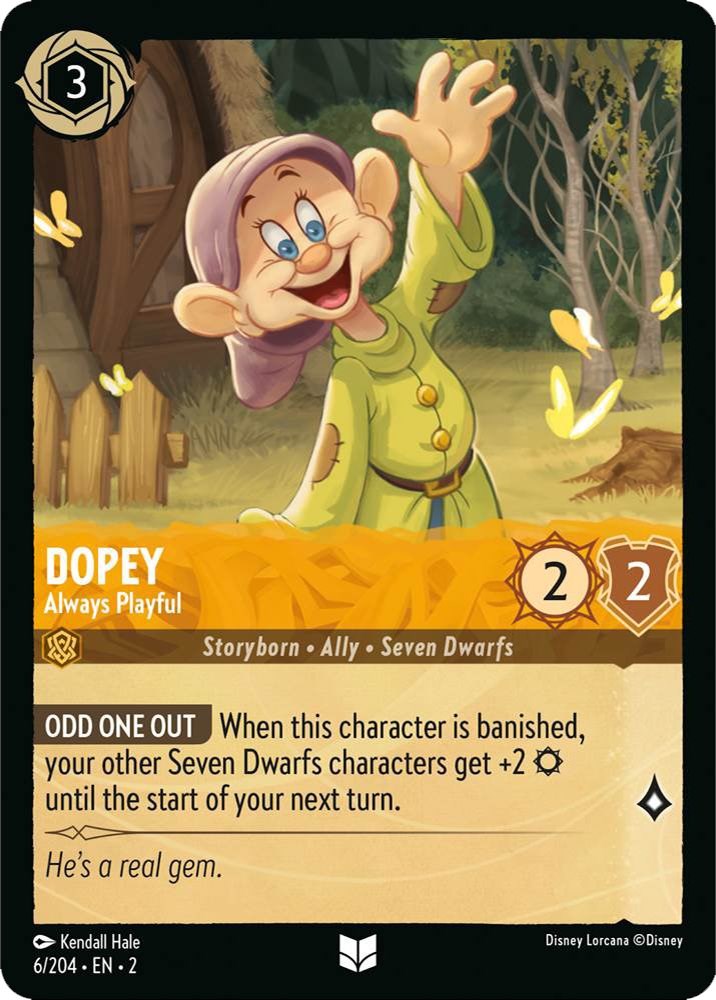 Dopey - Always Playful 6/204 (Rise of the Floodborn)