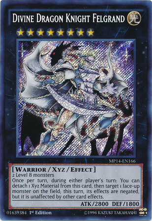 Divine Dragon Knight Felgrand [MP14-EN166] Secret Rare - Duel Kingdom