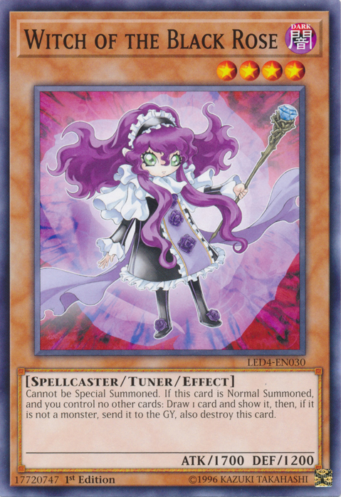 Witch of the Black Rose [LED4-EN030] Common - Duel Kingdom