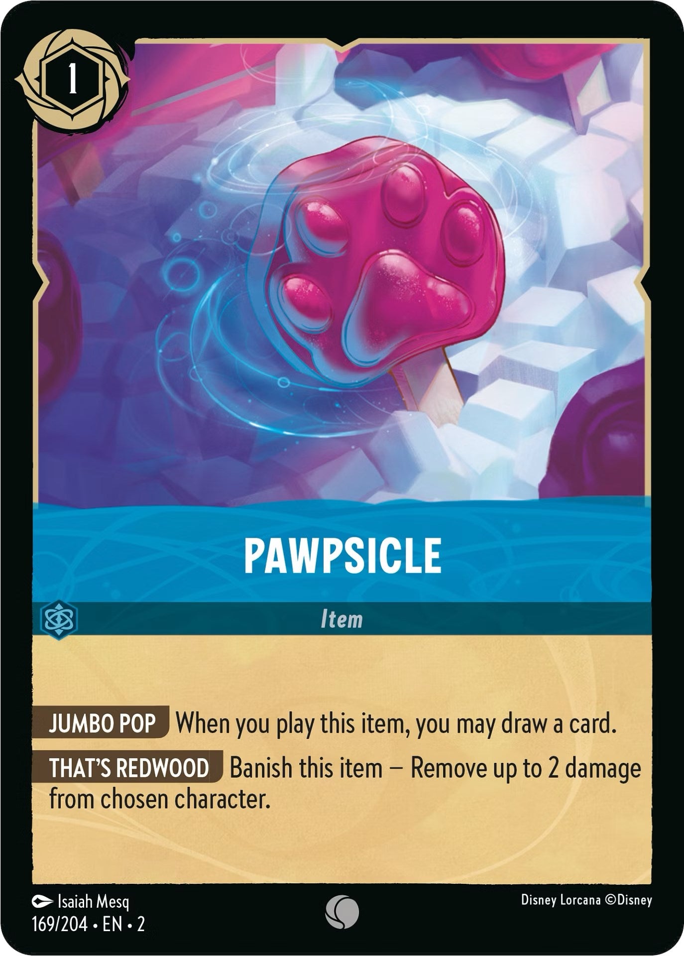 Pawpsicle 169/204 (Rise of the Floodborn) Cold Foil