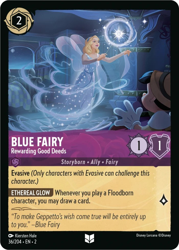 Blue Fairy - Rewarding Good Deeds 36/204 (Rise of the Floodborn)