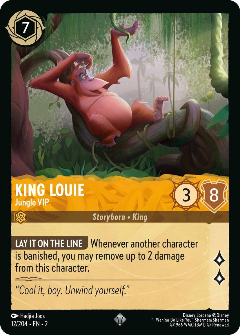 King Louie - Jungle VIP 12/204 (Rise of the Floodborn)