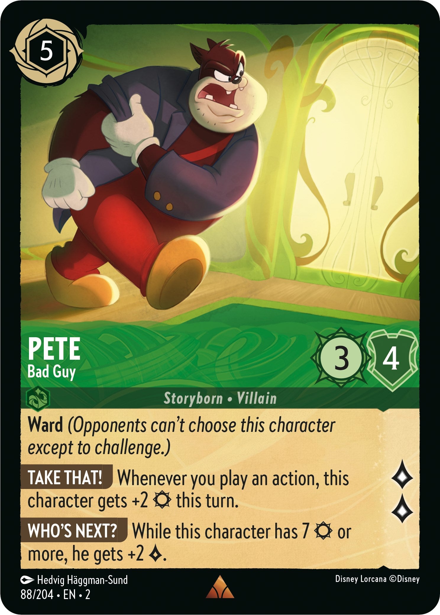 Pete - Bad Guy 88/204 (Rise of the Floodborn) Cold Foil