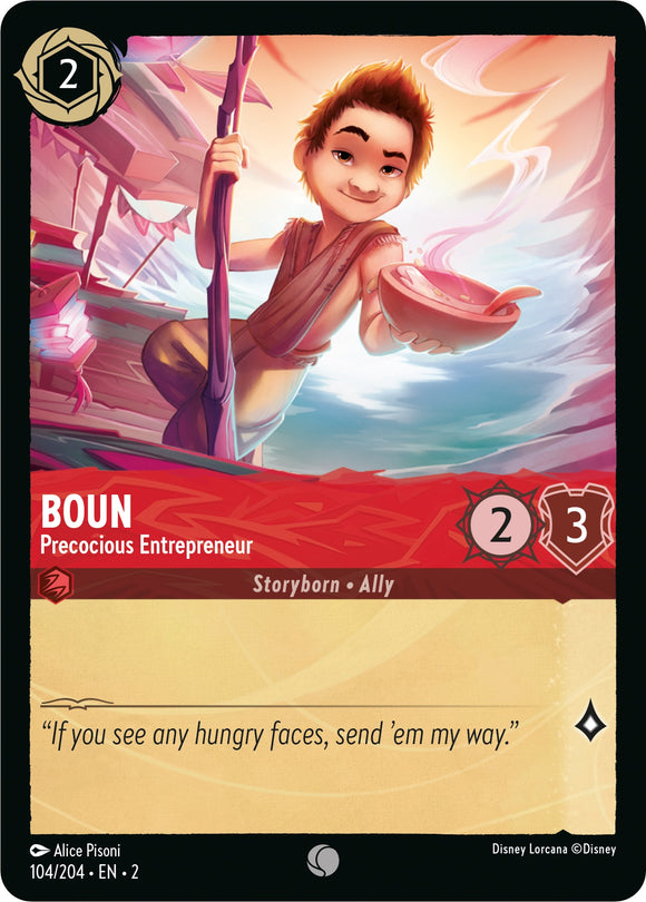 Boun - Precocious Entrepreneur 104/204 (Rise of the Floodborn) Cold Foil