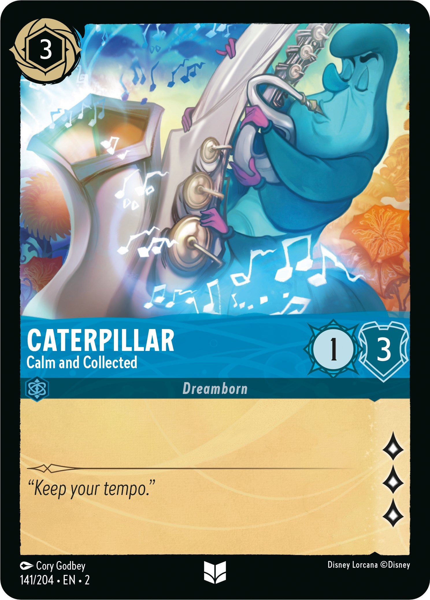 Caterpillar - Calm and Collected 141/204 (Rise of the Floodborn) Cold Foil