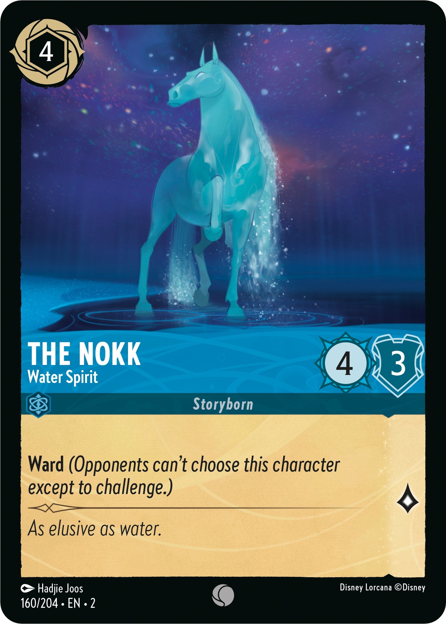 The Nokk - Water Spirit 160/204 (Rise of the Floodborn) Cold Foil