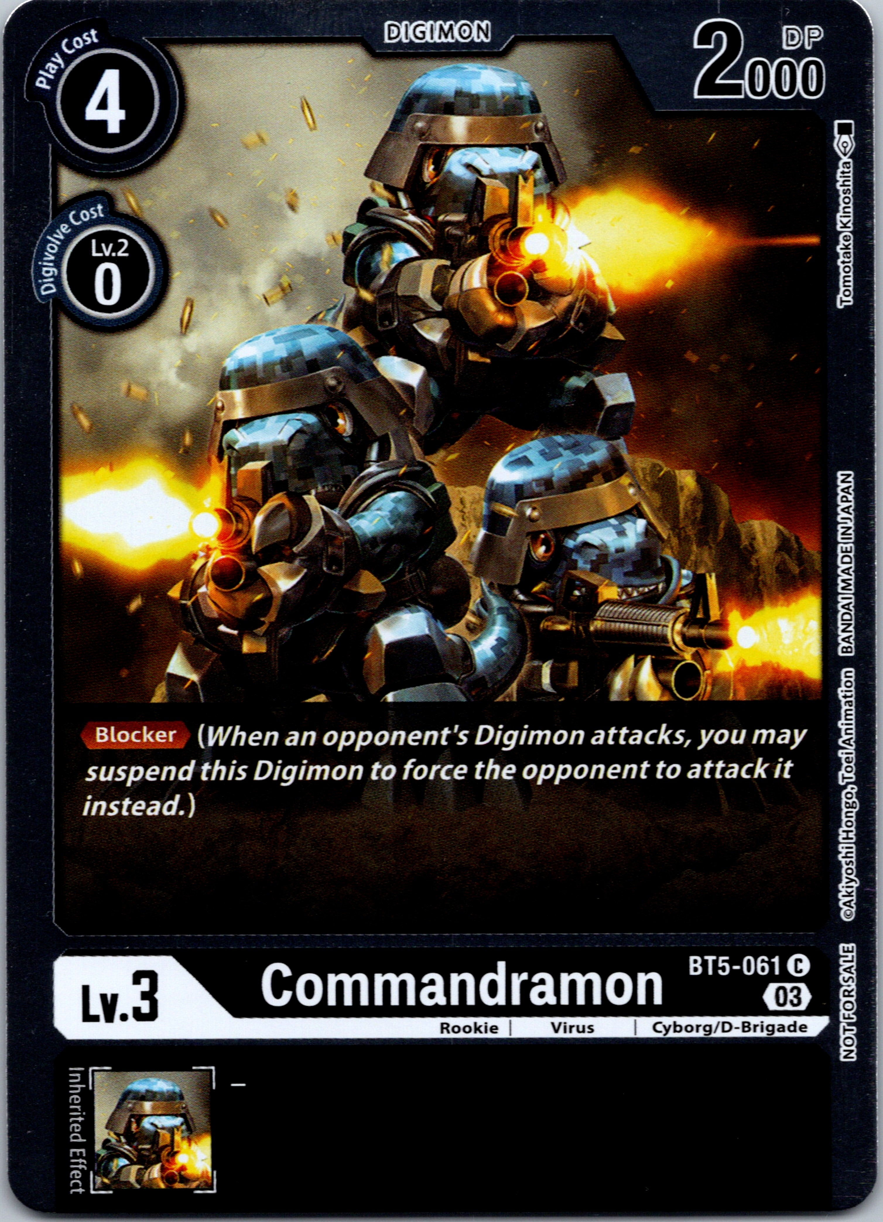 Commandramon (Winner Pack -Blast Ace-) [BT5-061] [Battle of Omni] Foil