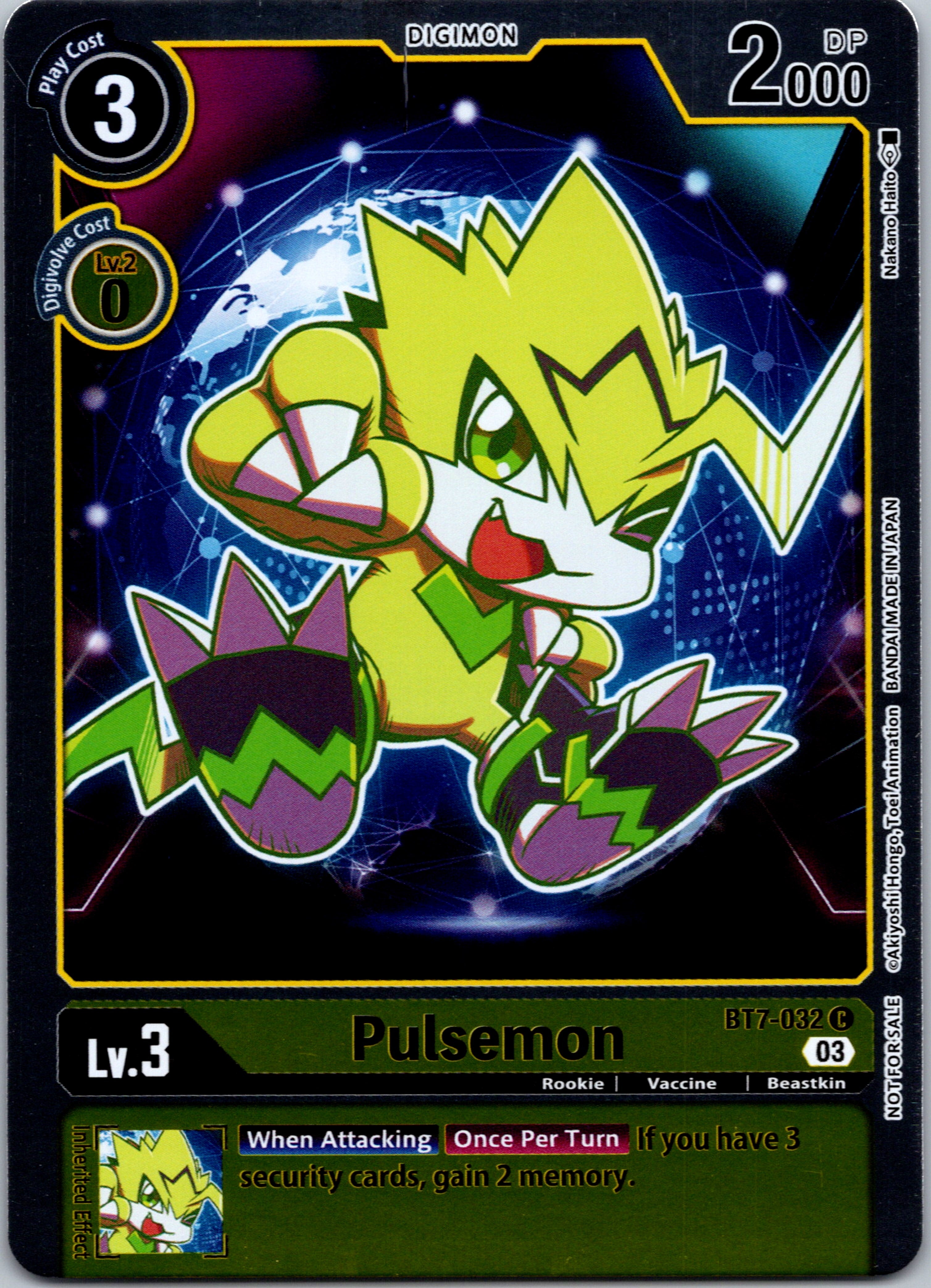 Pulsemon (Official Tournament Pack Vol.11) [BT7-032] [Next Adventure] Foil