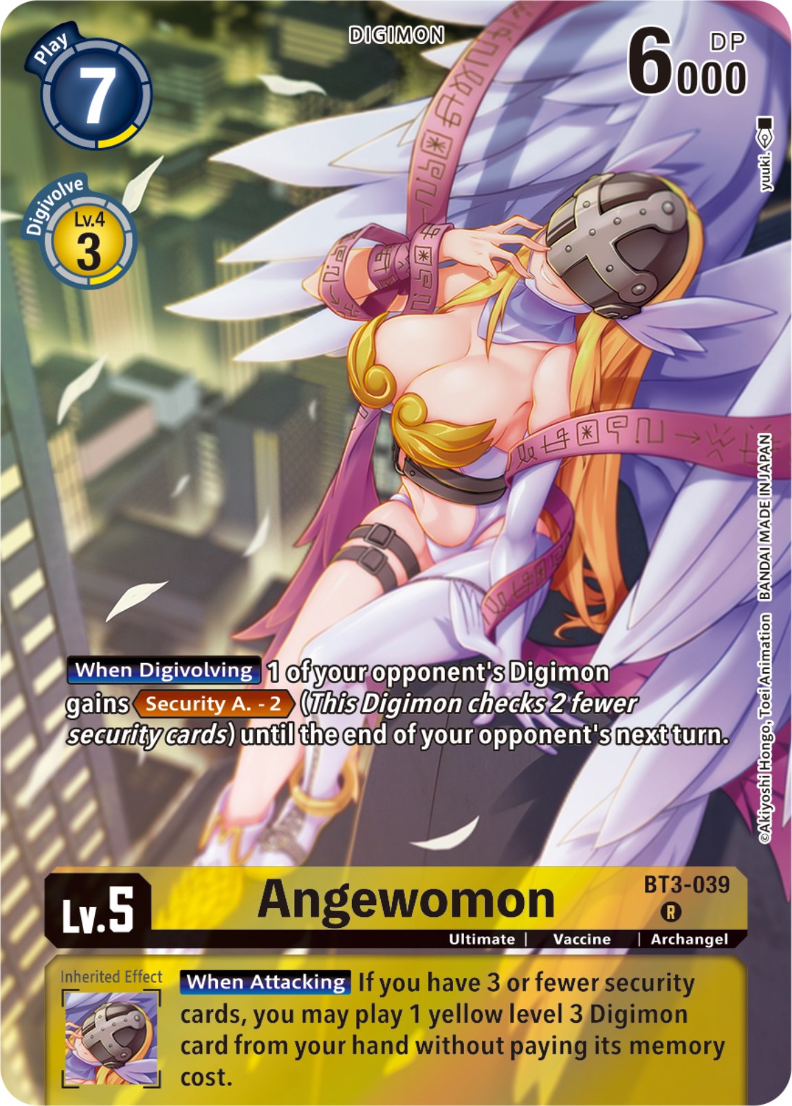 Angewomon - BT3-039 (Gift Box 2023) [BT3-039] [Release Special Booster] Foil
