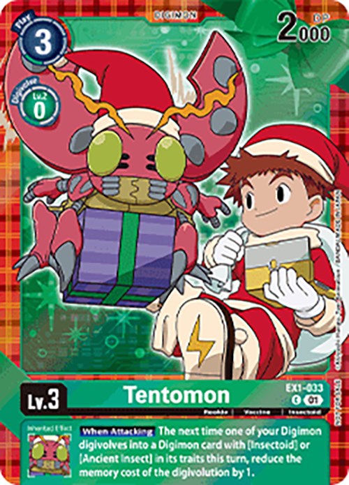 Tentomon (Winter Holiday 2023) [EX1-033] [Classic Collection] Foil