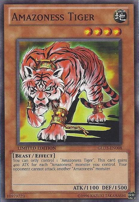 Amazoness Tiger [GLD3-EN008] Common - Duel Kingdom