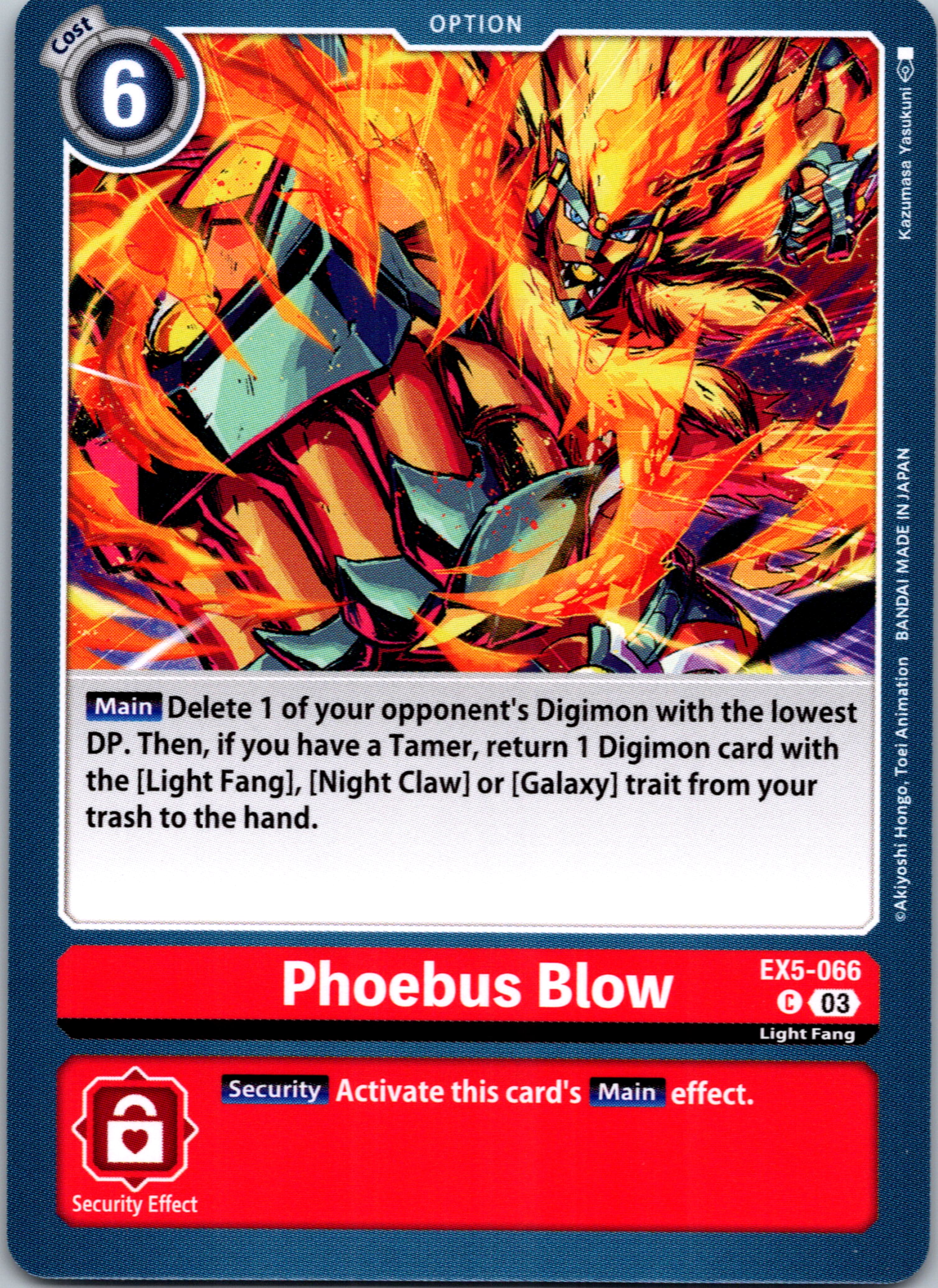 Phoebus Blow [EX5-066] [Animal Colosseum] Normal