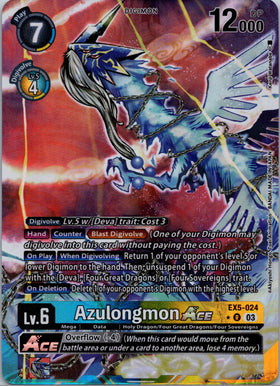 Azulongmon Ace (Alternate Art) [EX5-024] [Animal Colosseum] Foil
