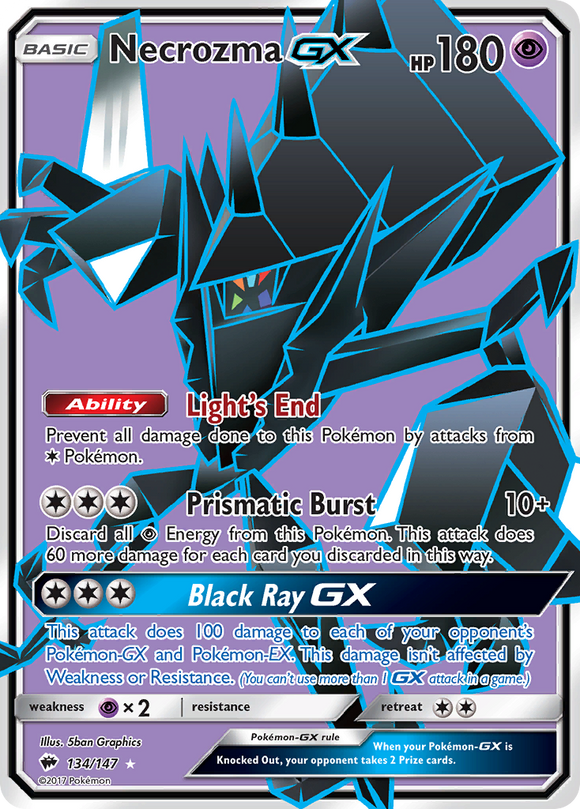 Necrozma GX (134/147) [Sun & Moon: Burning Shadows] - Duel Kingdom