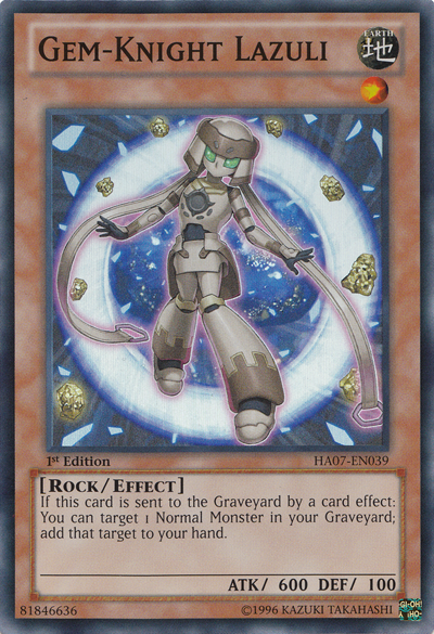 Gem-Knight Lazuli [HA07-EN039] Super Rare - Duel Kingdom