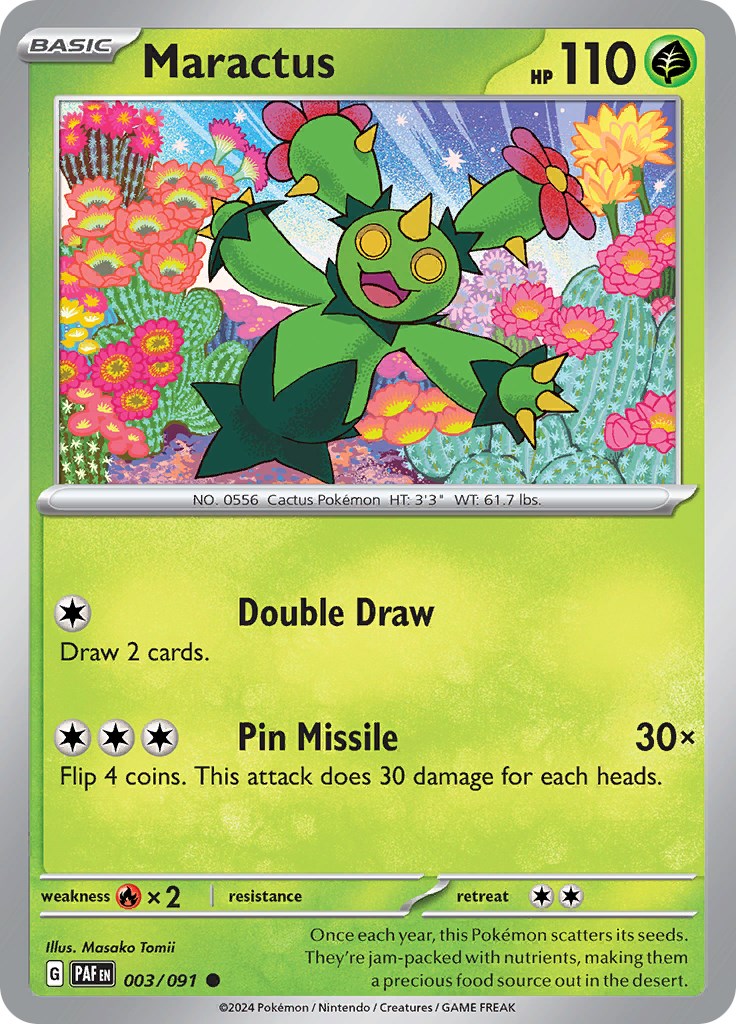 Maractus [3/091] - (Paldean Fates)