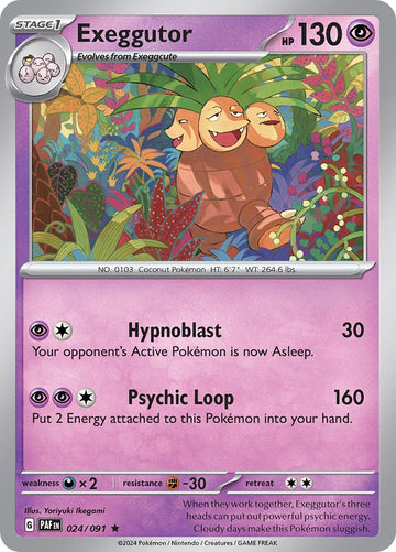 Exeggutor [024/091] - (Paldean Fates) Reverse Holofoil