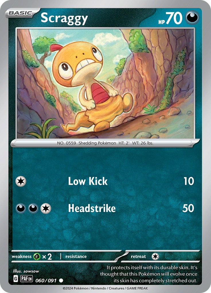 Scraggy [60/091] - (Paldean Fates)