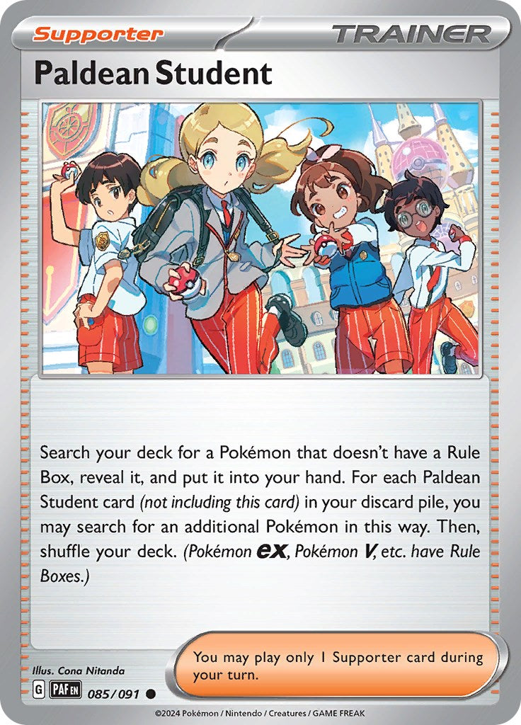 Paldean Student [085/091] - (Paldean Fates) Reverse Holofoil