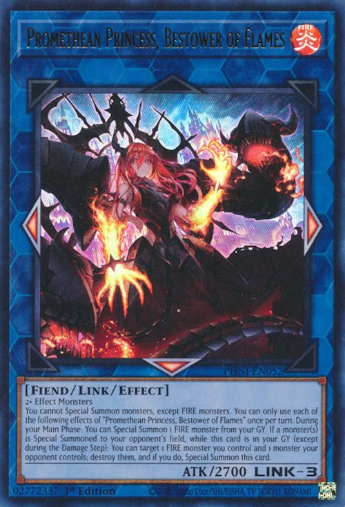 Promethean Princess, Bestower of Flames [PHNI-EN052] - (Ultra Rare) 1st Edition