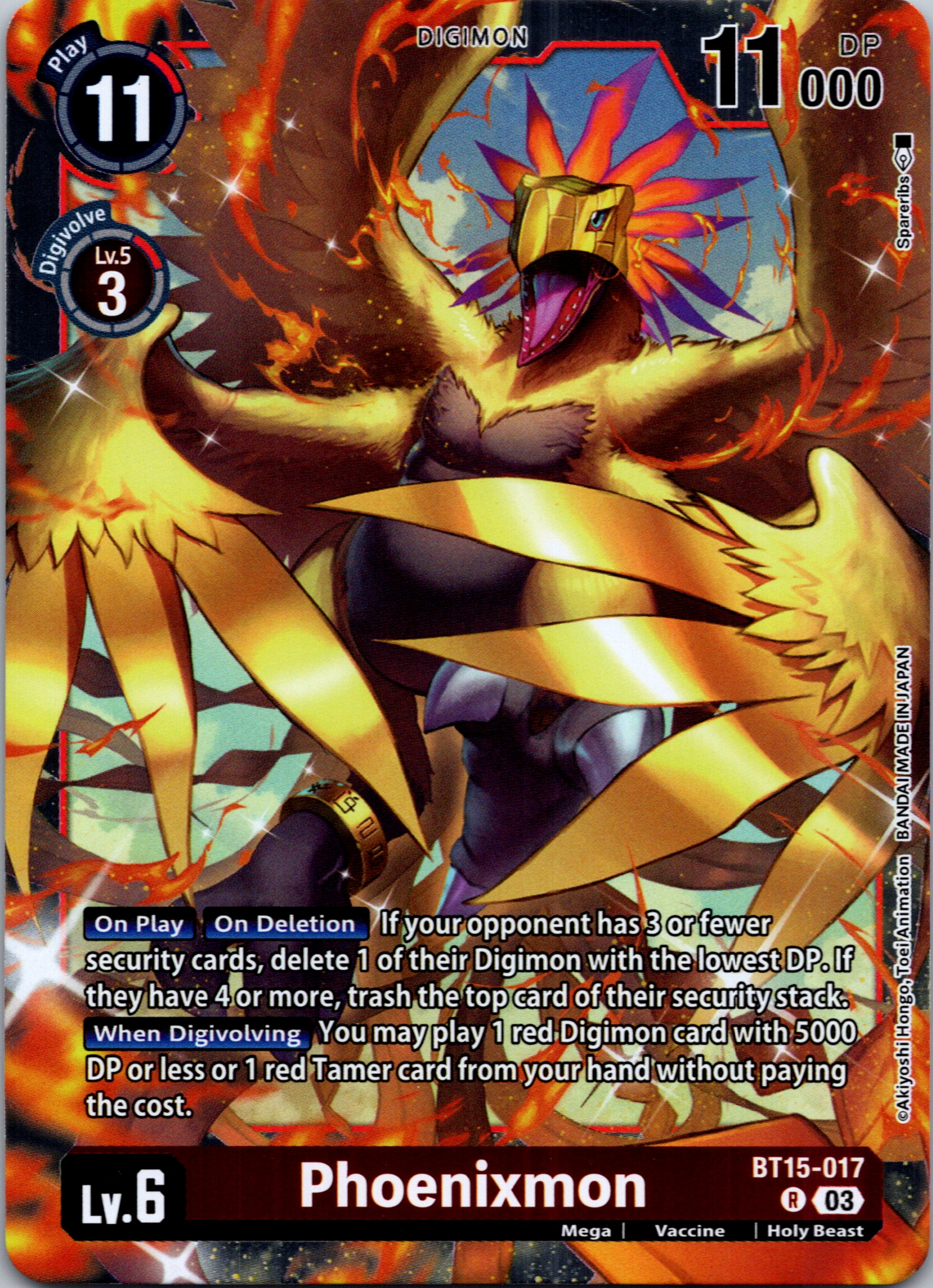 Phoenixmon [BT15-017] [Exceed Apocalypse] Foil