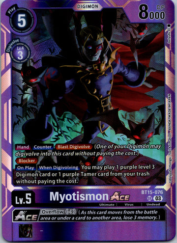Myotismon Ace [BT15-076] [Exceed Apocalypse] Foil