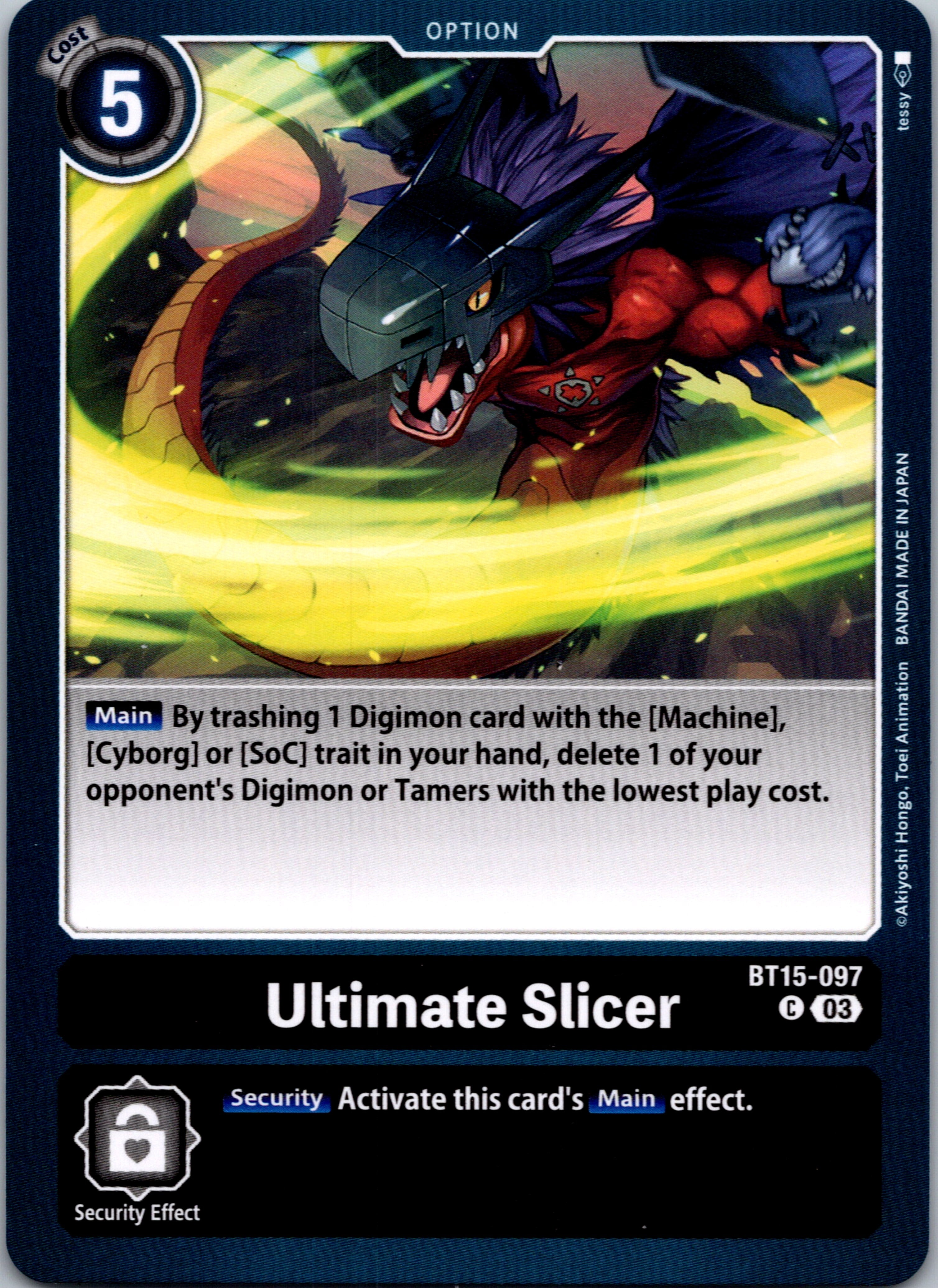 Ultimate Slicer [BT15-097] [Exceed Apocalypse] Normal