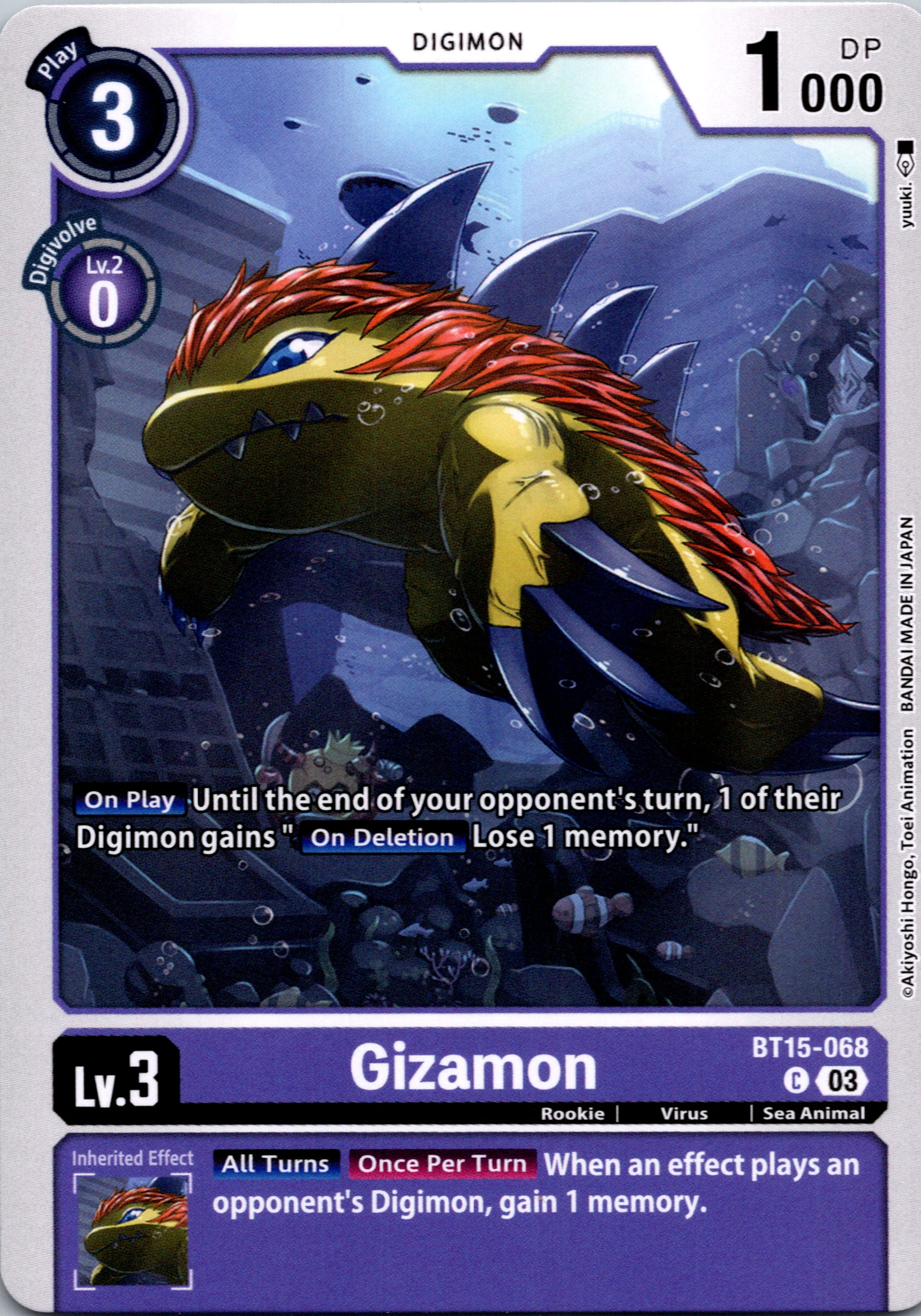 Gizamon [BT15-068] [Exceed Apocalypse] Normal