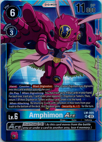 Amphimon Ace (English Exclusive) [LM-005] [Exceed Apocalypse] Foil