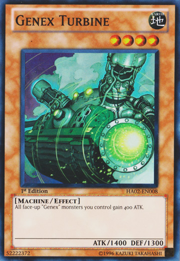 Genex Turbine [HA02-EN008] Super Rare - Duel Kingdom