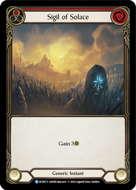 Sigil of Solace (Red) [WTR173] Unlimited Normal - Duel Kingdom