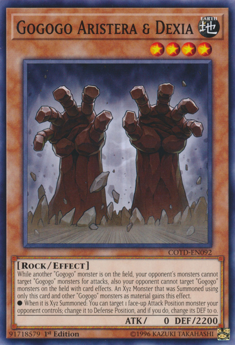 Gogogo Aristera & Dexia [COTD-EN092] Common - Duel Kingdom