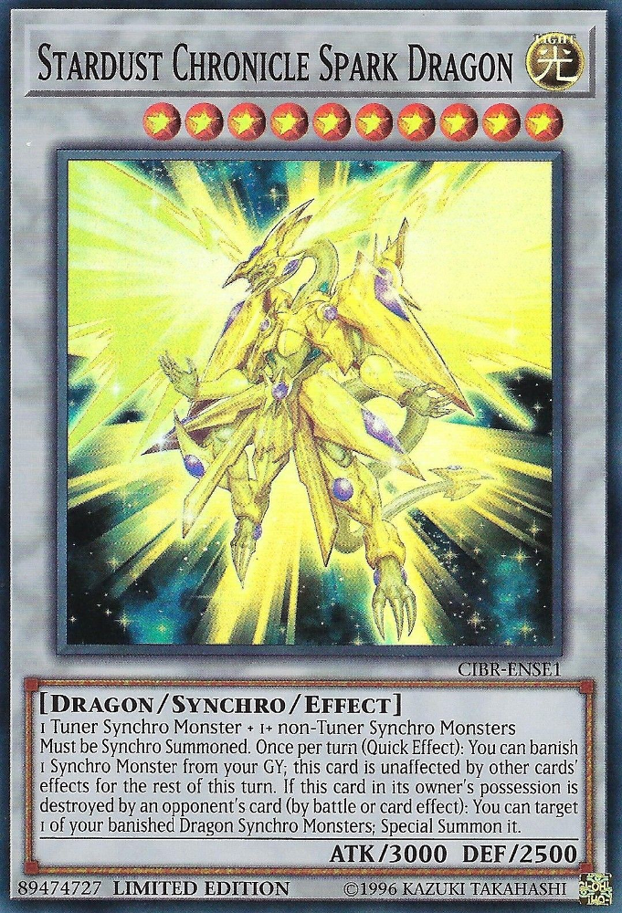 Stardust Chronicle Spark Dragon [CIBR-ENSE1] Super Rare - Duel Kingdom