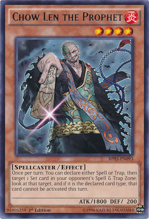 Chow Len the Prophet [BP03-EN093] Rare - Duel Kingdom