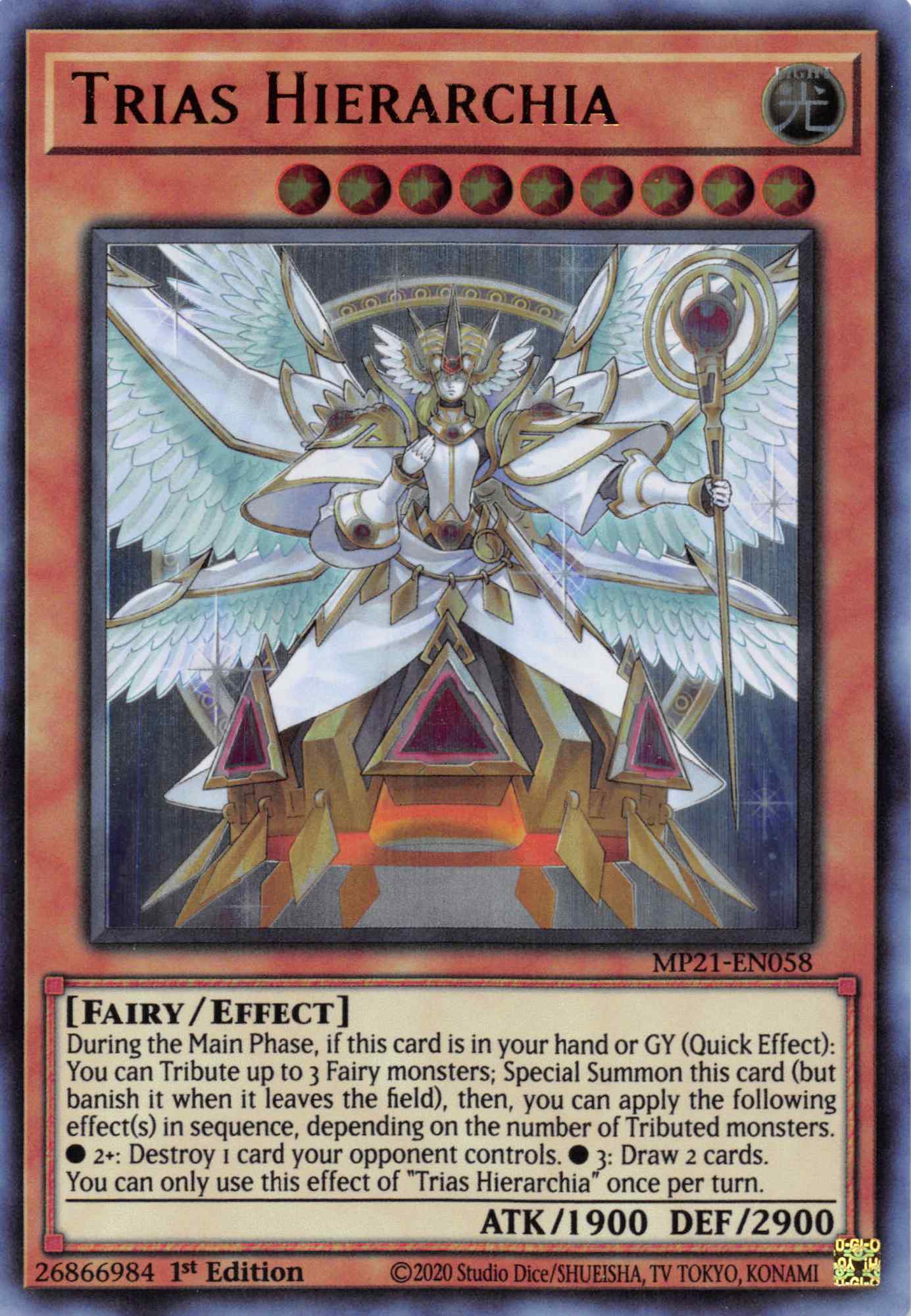 Trias Hierarchia [MP21-EN058] Ultra Rare - Duel Kingdom