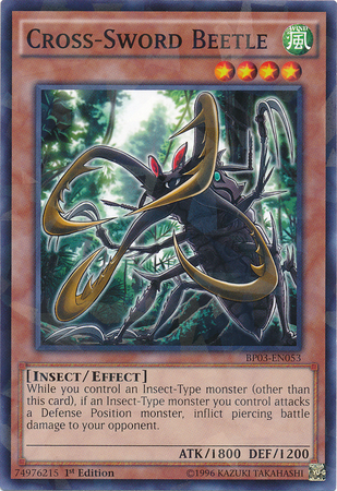 Cross-Sword Beetle [BP03-EN053] Shatterfoil Rare - Duel Kingdom