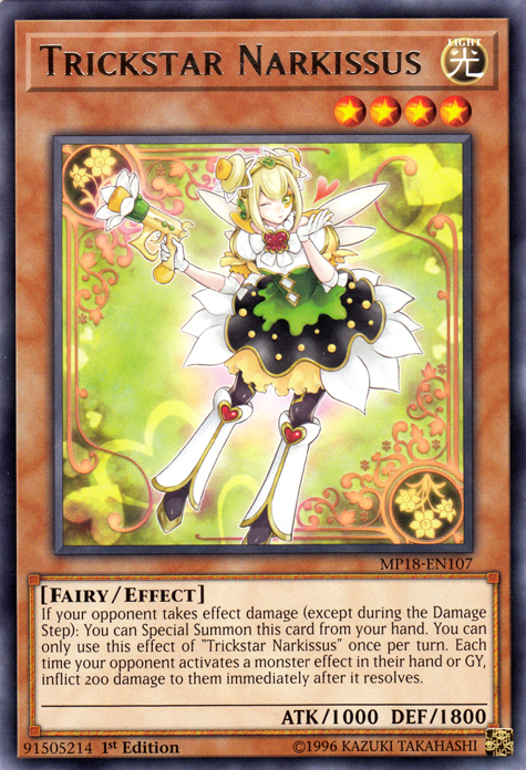 Trickstar Narkissus [MP18-EN107] Rare - Duel Kingdom