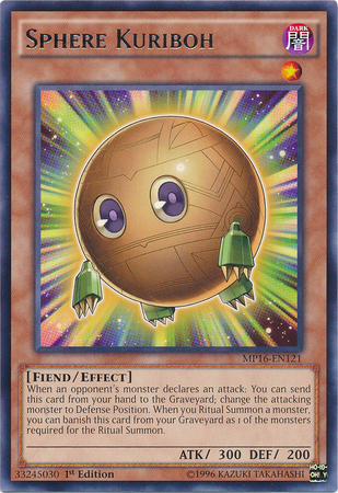 Sphere Kuriboh [MP16-EN121] Rare - Duel Kingdom