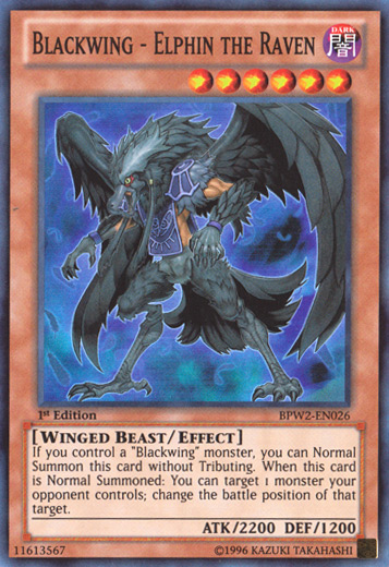 Blackwing - Elphin the Raven [BPW2-EN026] Super Rare - Duel Kingdom