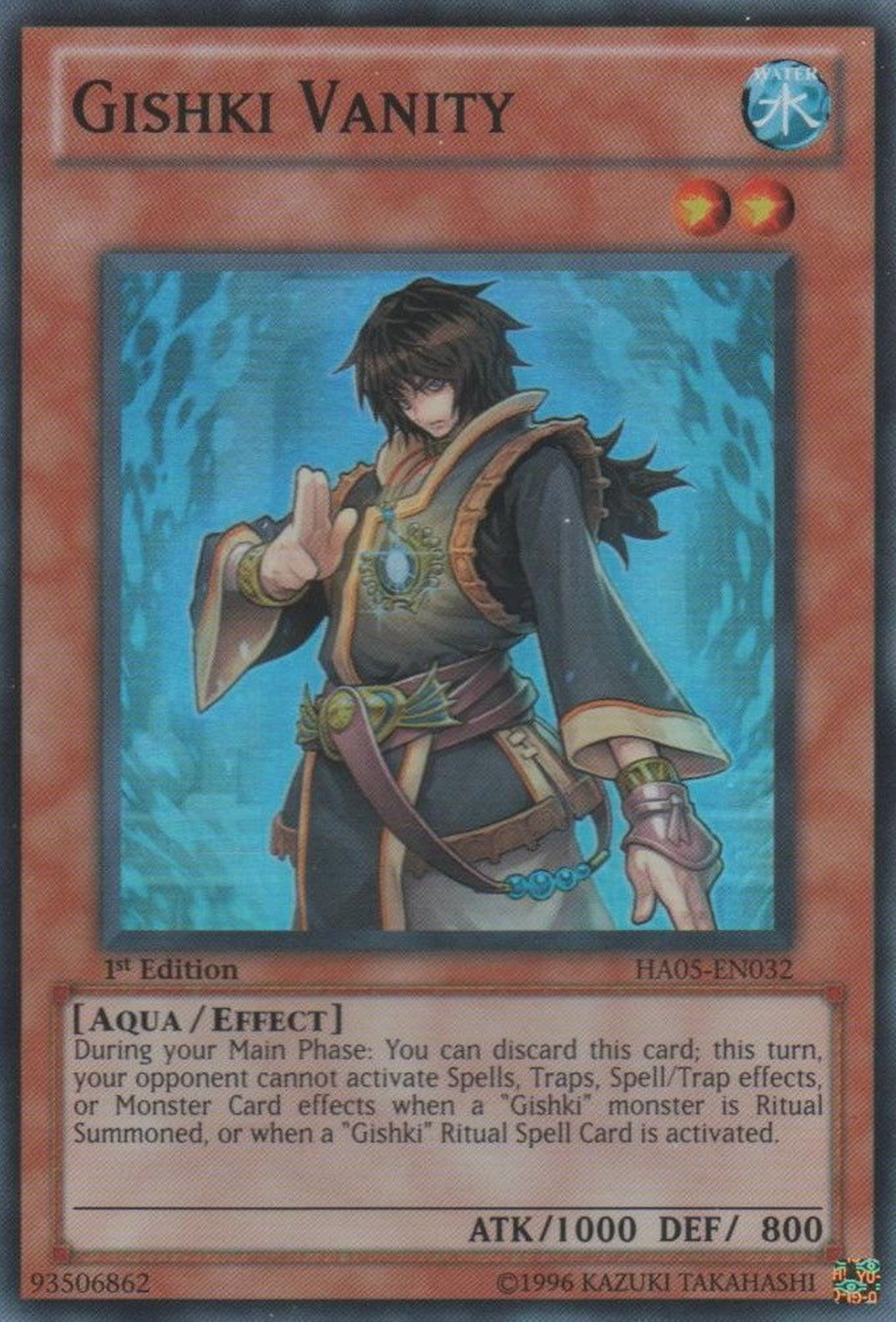 Gishki Vanity [HA05-EN032] Super Rare - Duel Kingdom