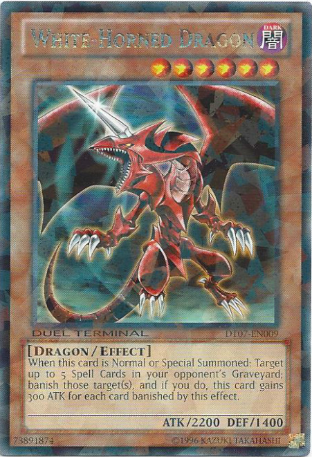 White-Horned Dragon [DT07-EN009] Rare - Duel Kingdom