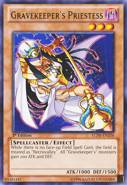 Gravekeeper's Priestess [LCJW-EN258] Rare - Duel Kingdom