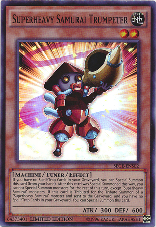 Superheavy Samurai Trumpeter [SECE-ENS02] Super Rare - Duel Kingdom