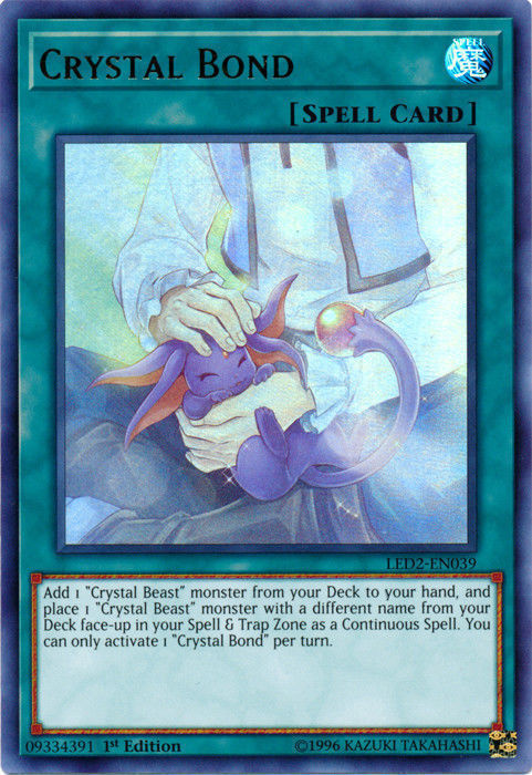 Crystal Bond [LED2-EN039] Ultra Rare - Duel Kingdom