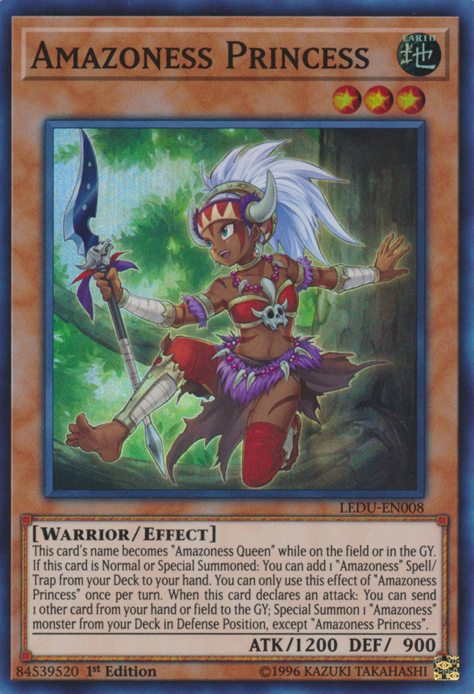 Amazoness Princess [LEDU-EN008] Super Rare - Duel Kingdom