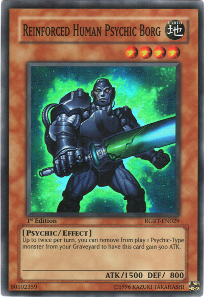 Reinforced Human Psychic Borg [RGBT-EN029] Super Rare - Duel Kingdom